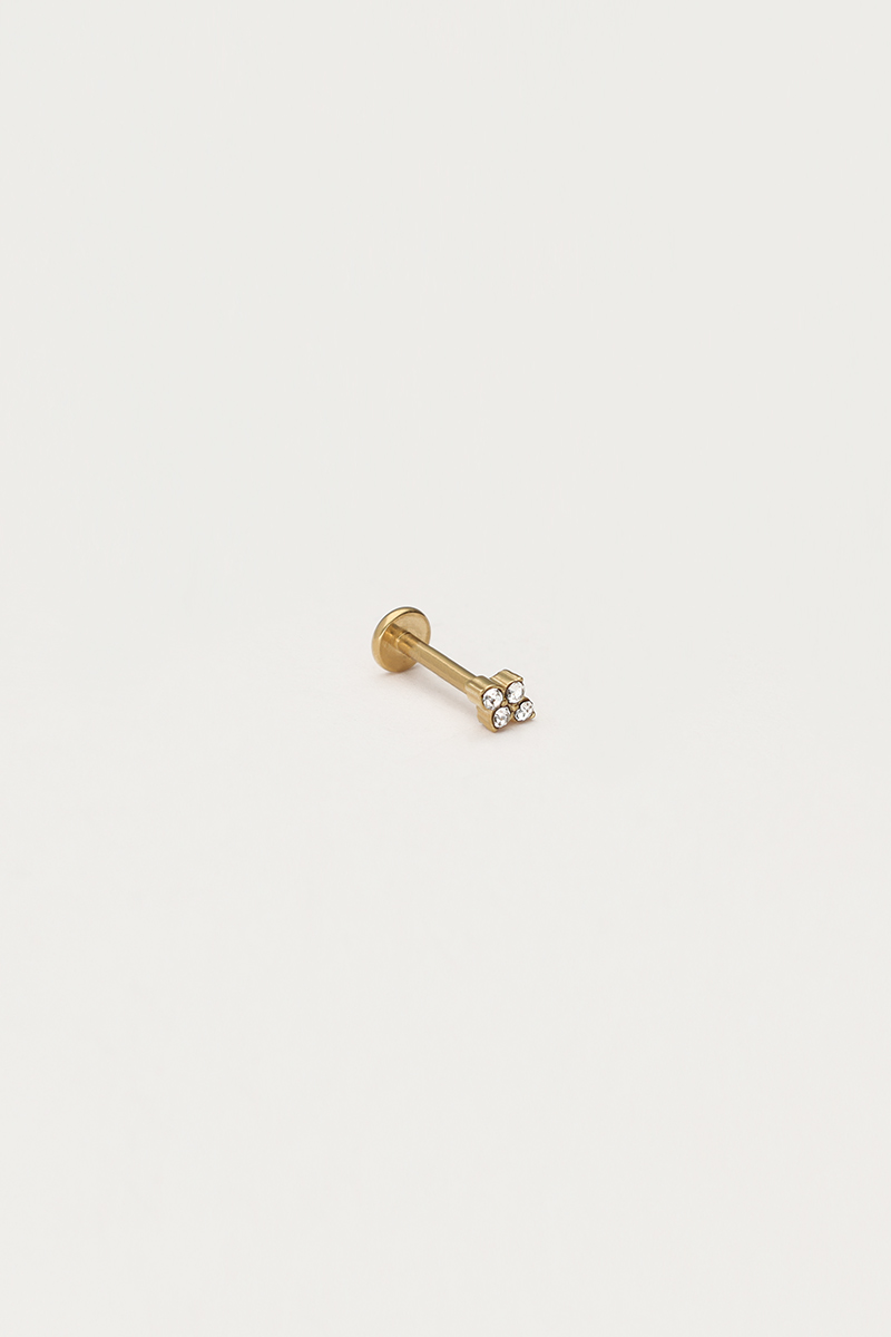 Iconic ear piercing with rhinestones | My Jewellery