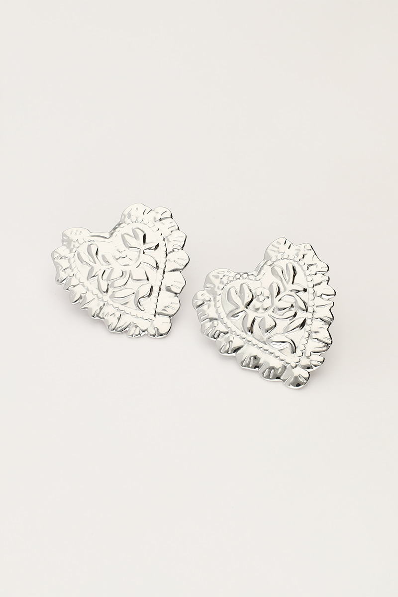 Iconic drop earrings vintage heart