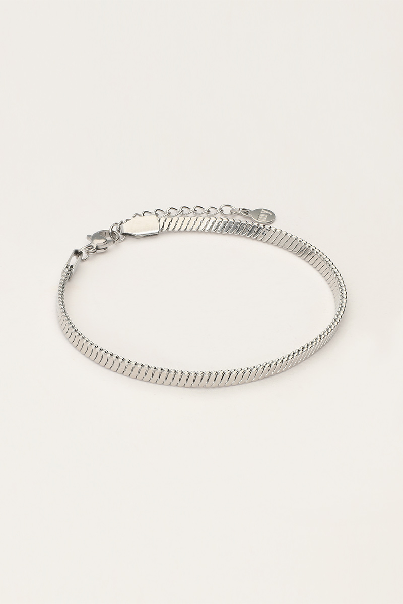 Iconic platte schakelarmband