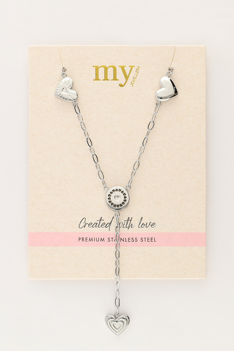Iconic long necklace with candy hearts | My Jewellery