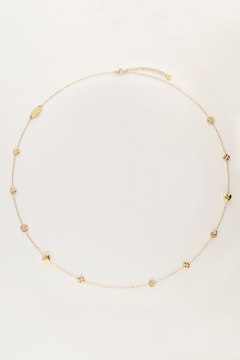 Sautoir Iconic avec cœurs et trèfles | - My jewellery - Modalova