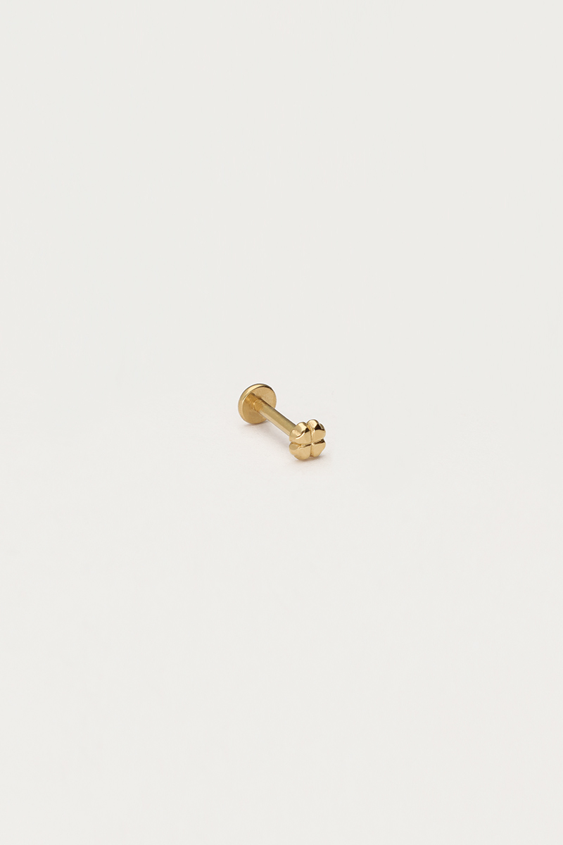 Iconic ear piercing with mini clover | My Jewellery