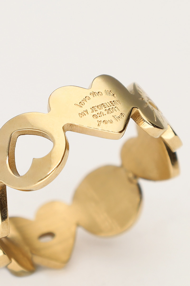 Iconic ring with chunky heart | My Jewellery