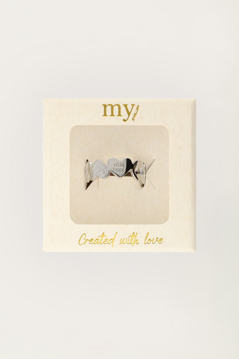 Iconic ring with chunky heart | My Jewellery