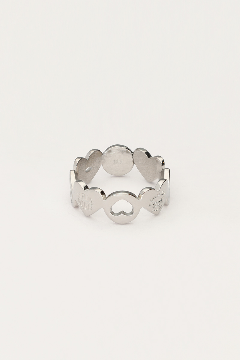 Iconic ring with chunky heart | My Jewellery
