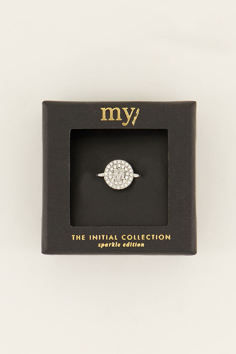 Initial ring met strass | My Jewellery