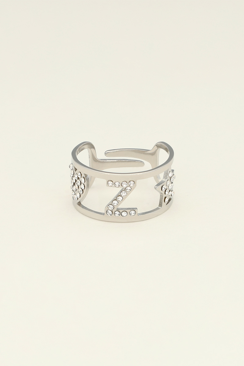 Bague ajustableà initiale | - My jewellery - Modalova
