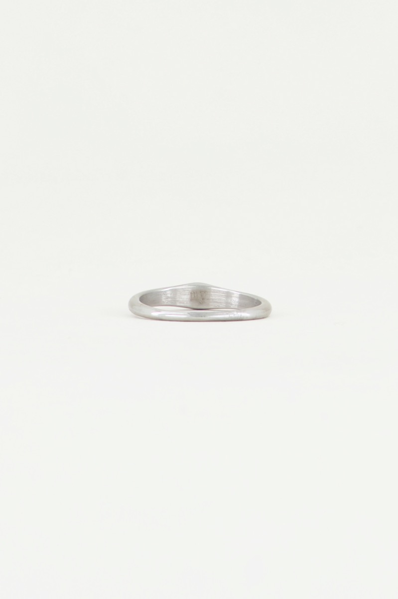 Silver coloured initial ring | My Jewellery