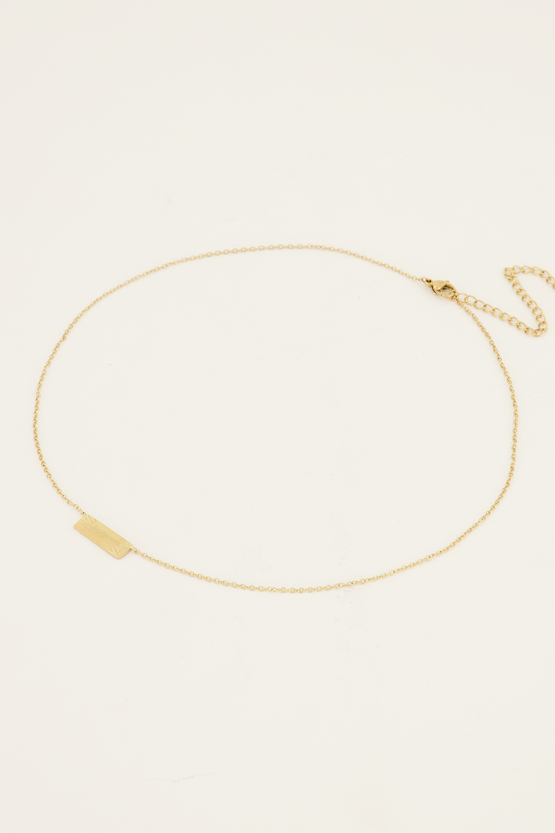 Ketting met amour plaatje