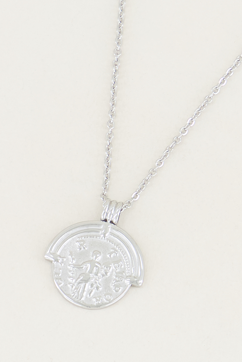 My Jewellery Ketting klassieke munt female Goud/Zilver one size
