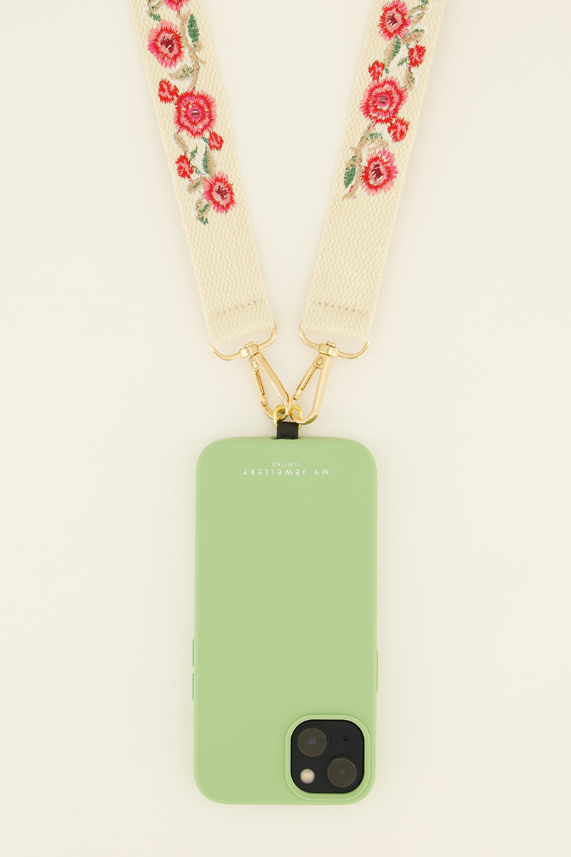 Lanyard phone cord black fixture | My Jewellery