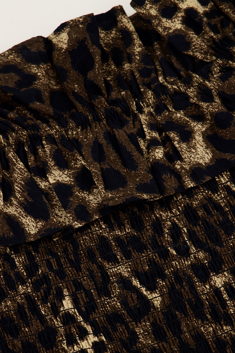 Yellow maxi dress with ruffles | My Jewellery