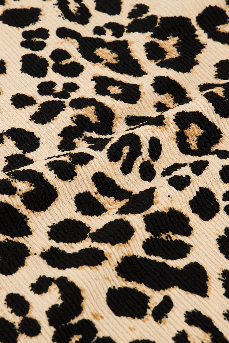 Panther print top with turtleneck | My Jewellery