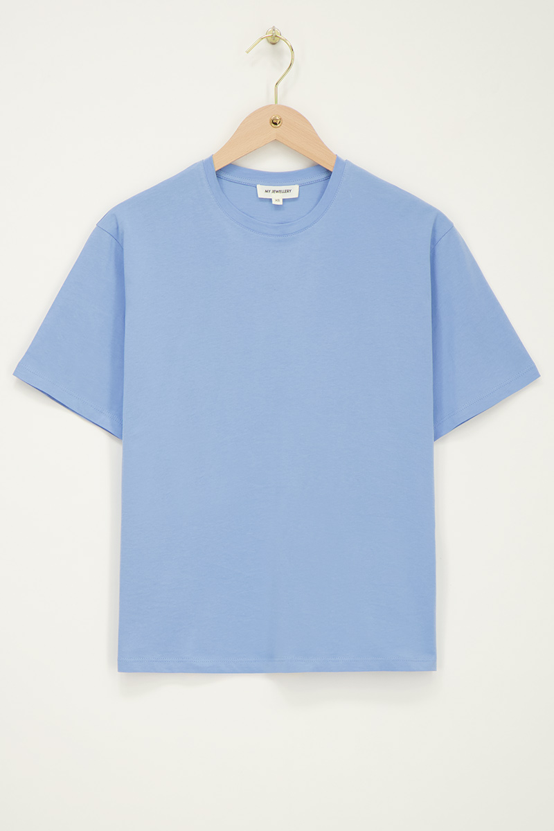 Light blue T-shirt "Aventurière"  | My Jewellery