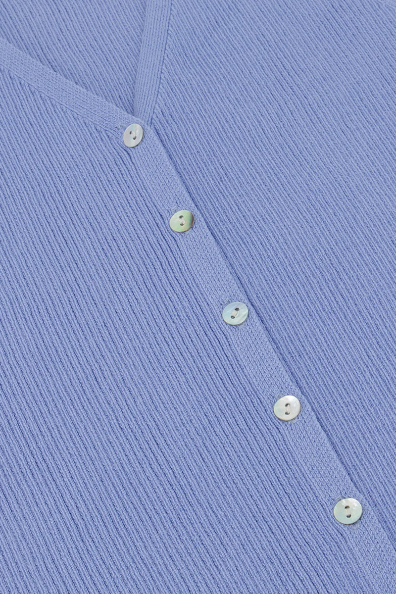 Light blue gilet with buttons | My Jewellery