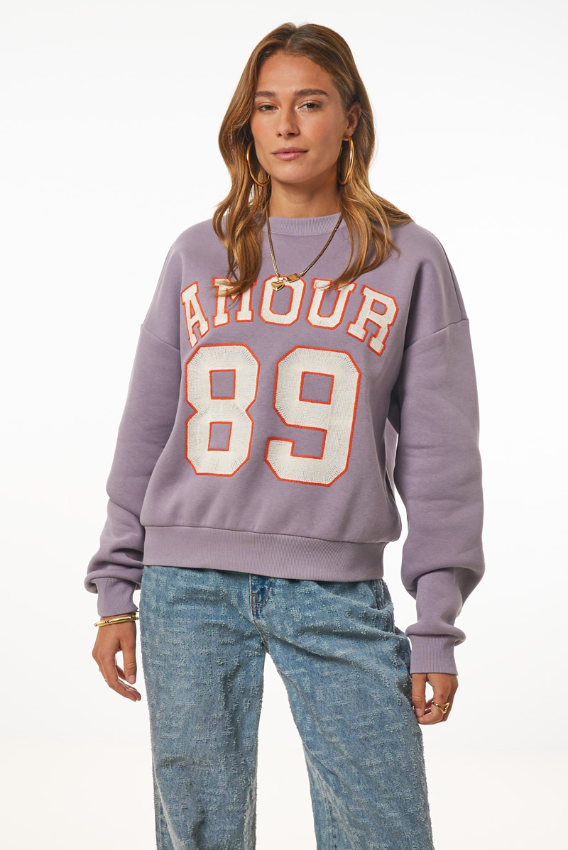 Lilac sweater "Amour 89" | My Jewellery