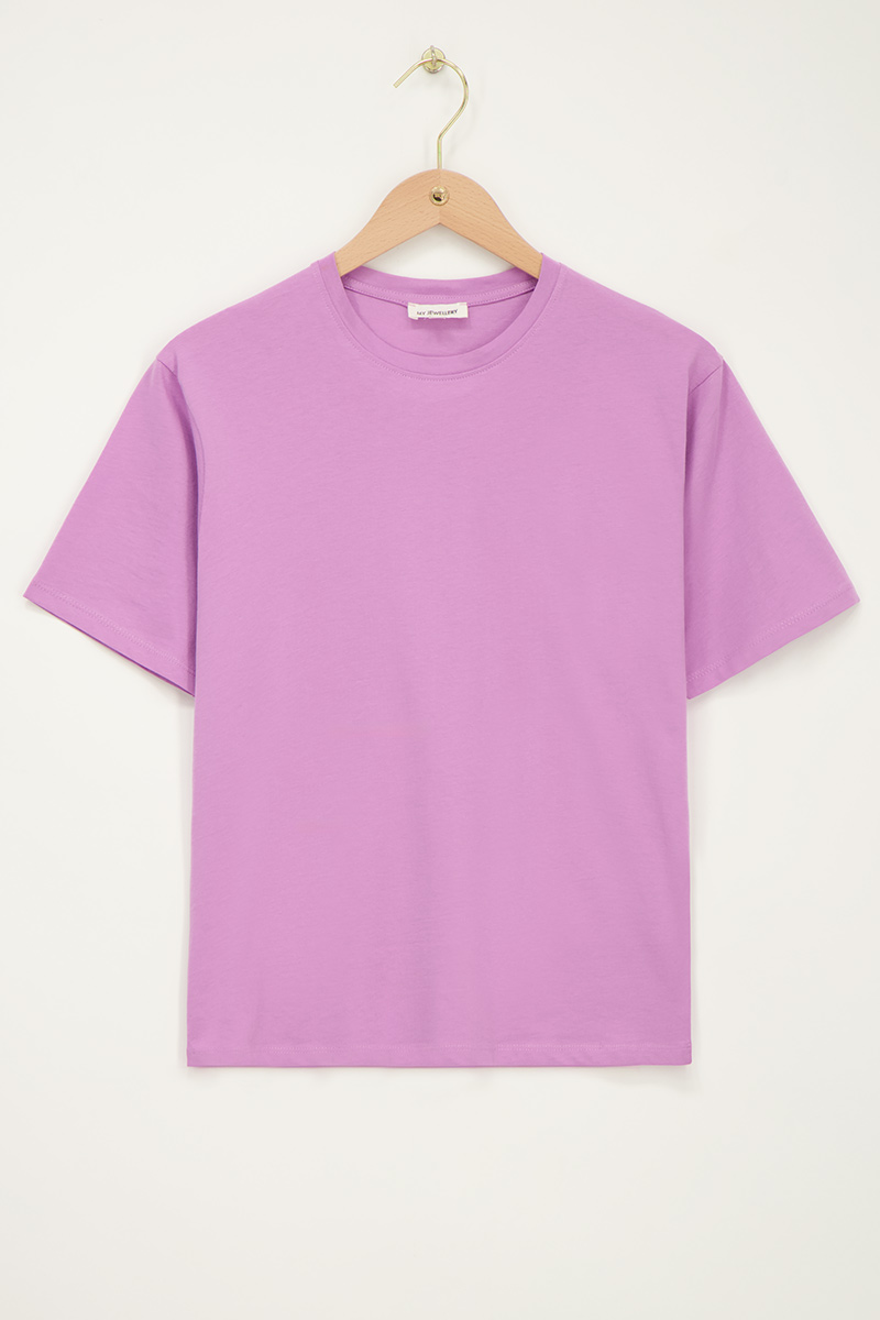 Lilac T-shirt "Atelier paris" | My Jewellery