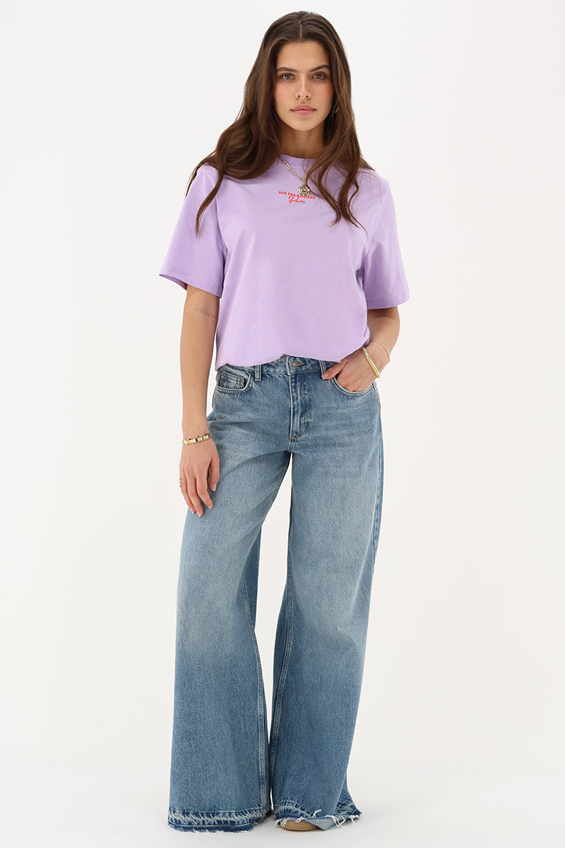 Lilac T-shirt "Circle l'art" | My Jewellery