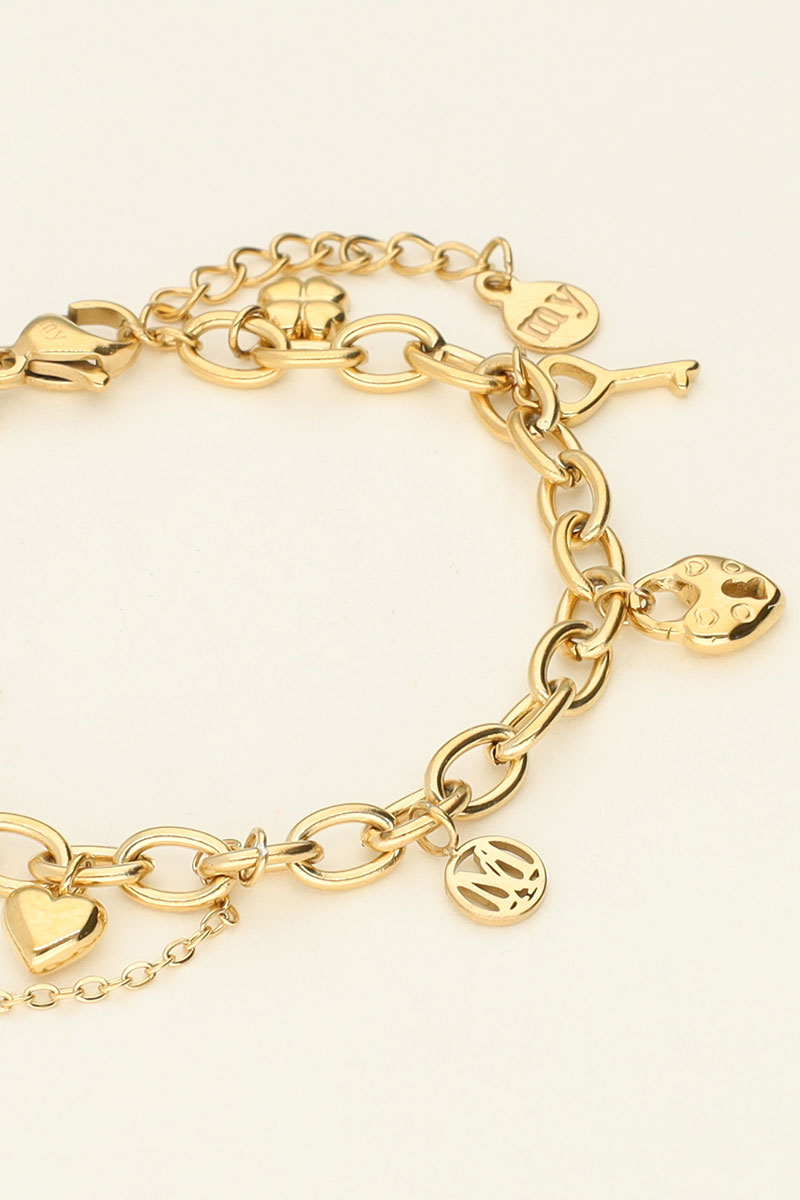 Mini love life bracelet with charms | My Jewellery