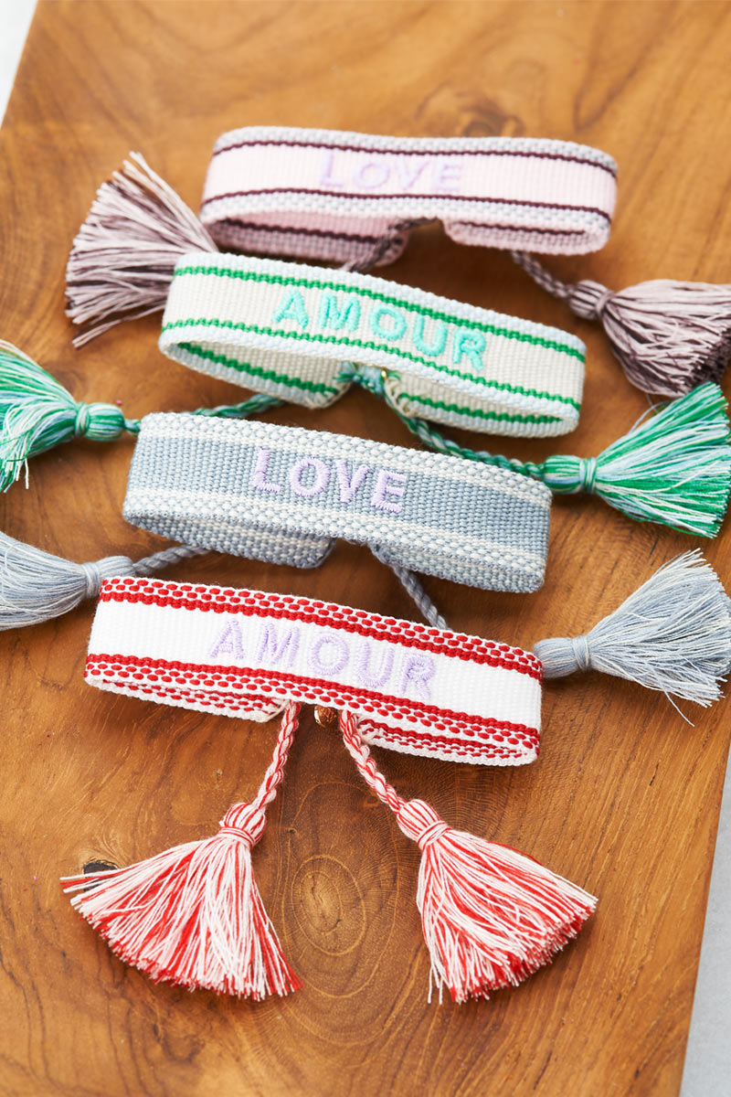 Mintgroen bohemian armbandje amour | My Jewellery