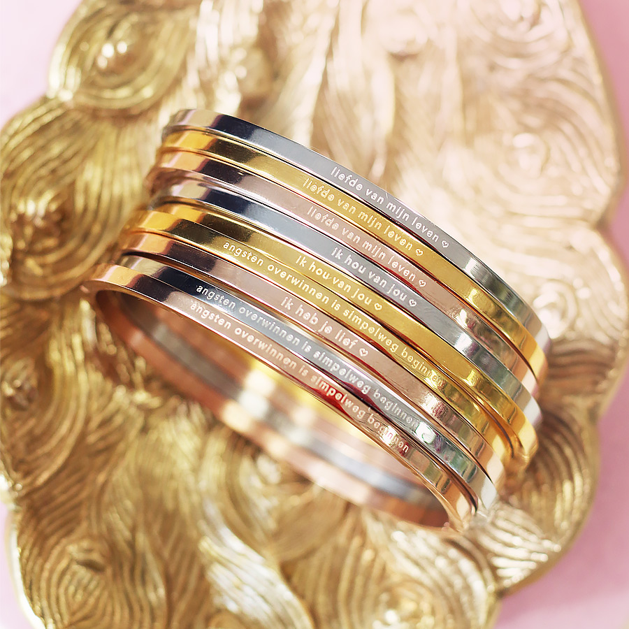 Angsten overwinnen bangle