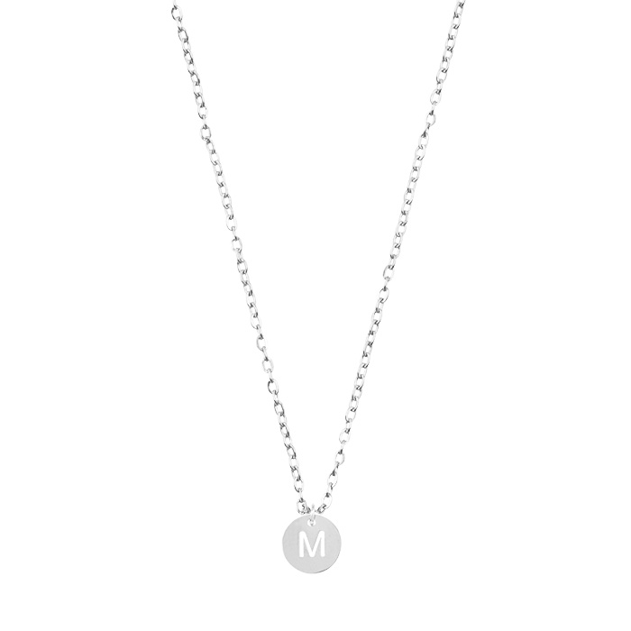 My Jewellery Small Chain Initial Necklace - Silver female Zilver one size