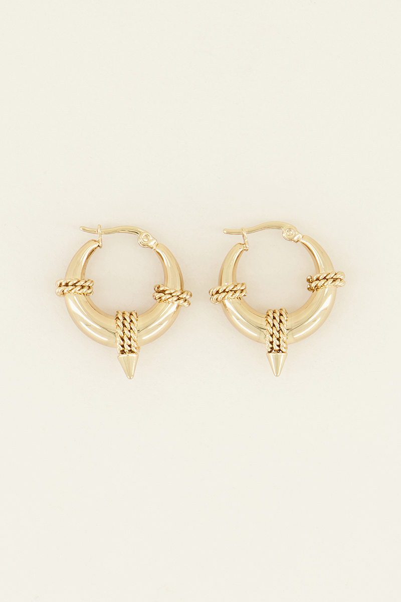 Oorringen ronde schakel | Oorbellen | My Jewellery