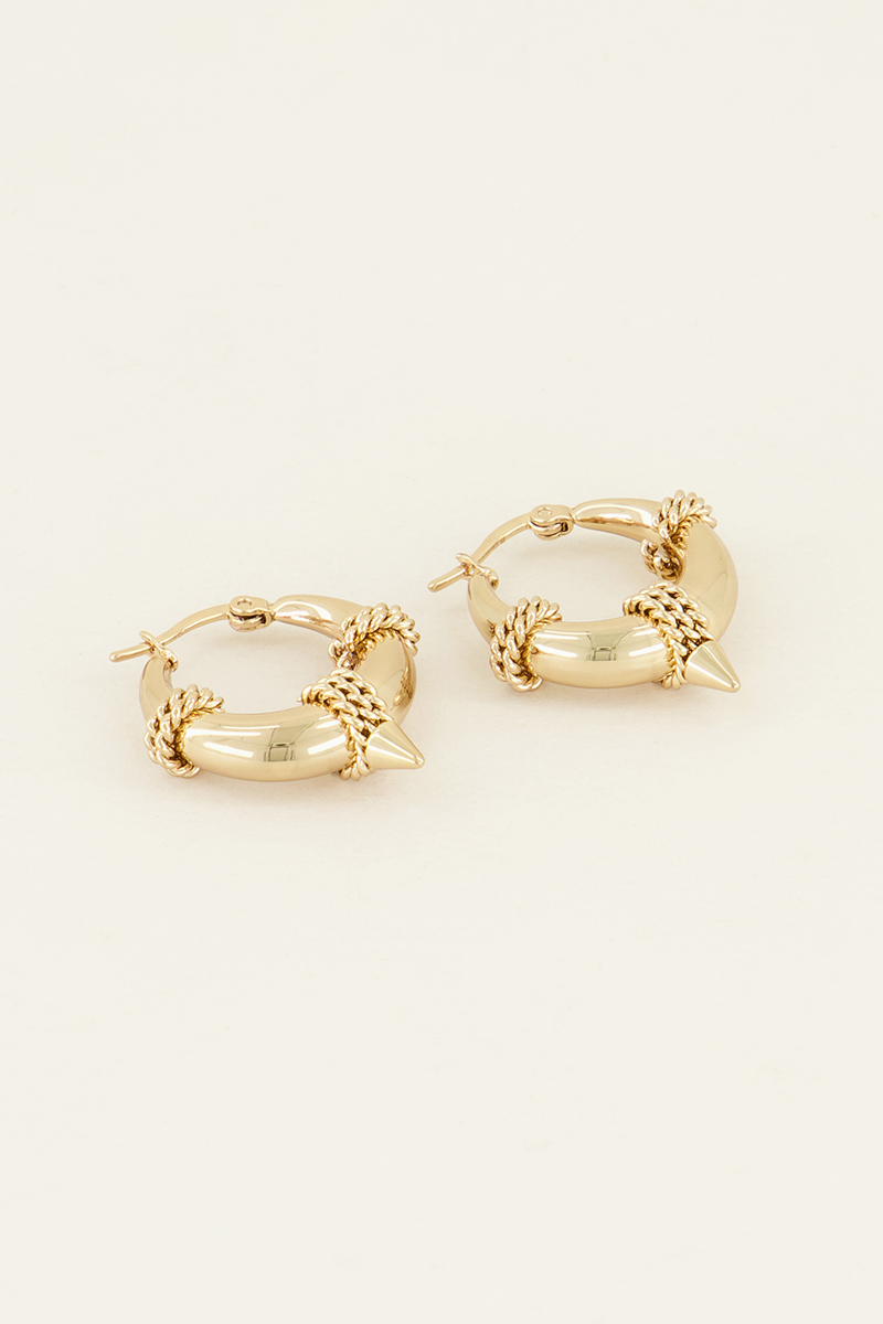 Oorringen ronde schakel | Oorbellen | My Jewellery