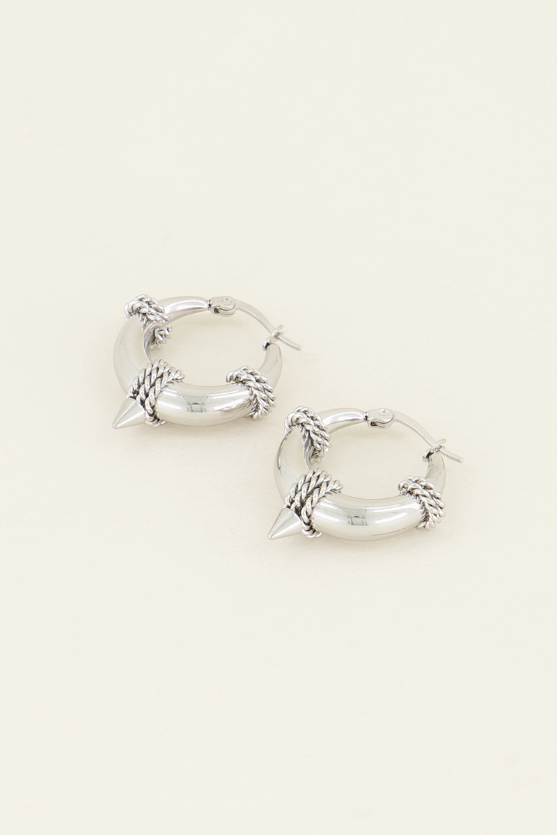 Oorringen ronde schakel | Oorbellen | My Jewellery