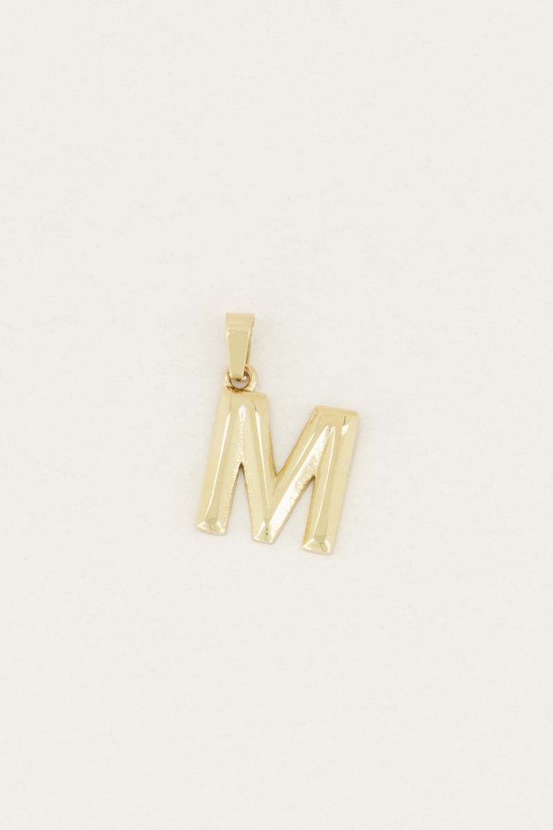 My Jewellery Bedel losse initial female Goud/Zilver one size