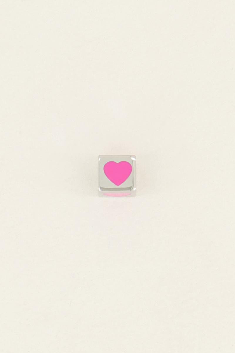 Cubes little heart charm