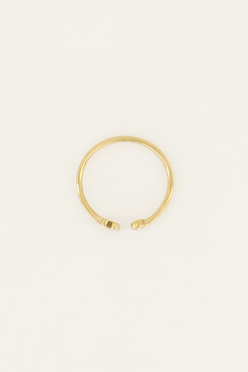 Ring initial diamant