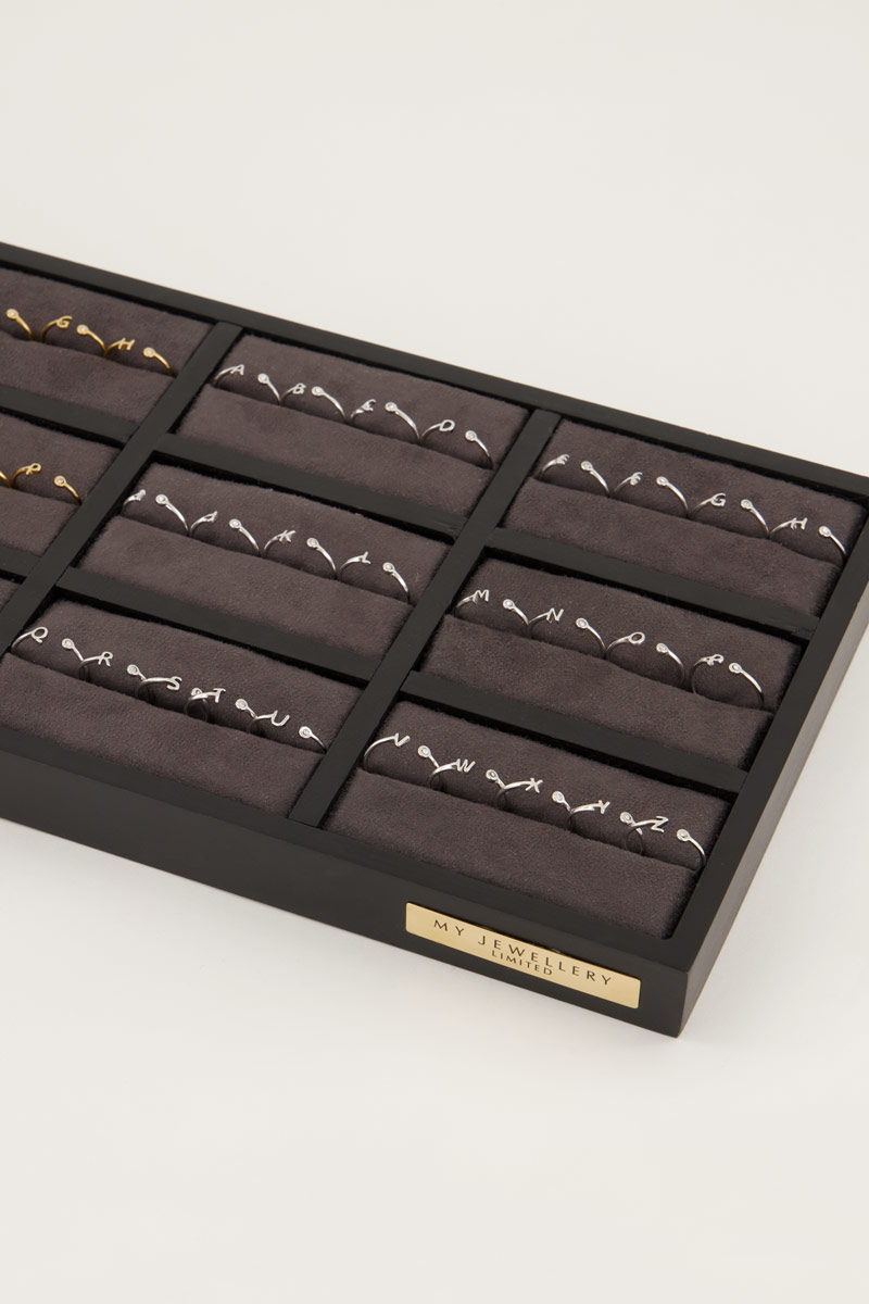 Ring initial diamant