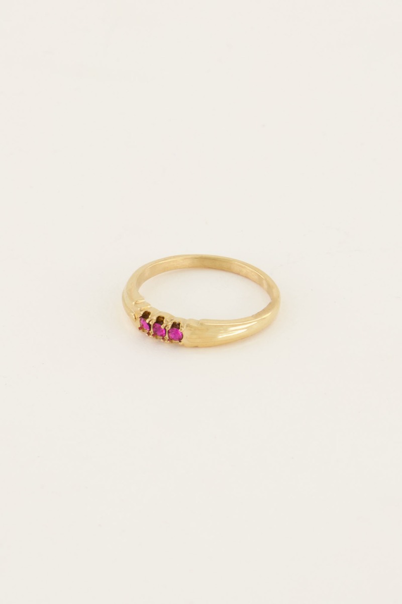 Bague trois pierres very berry | - My jewellery - Modalova