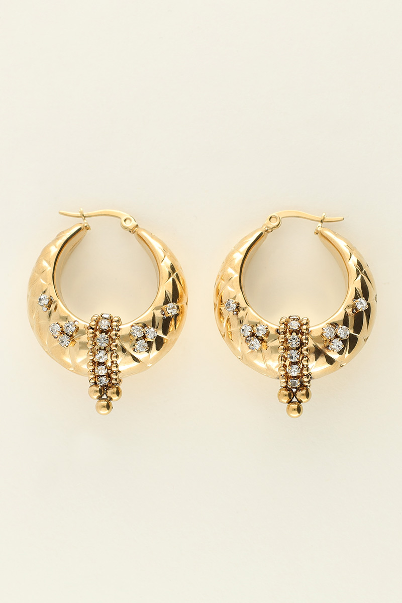 Statement-Ohrringe mit großen Perlen 