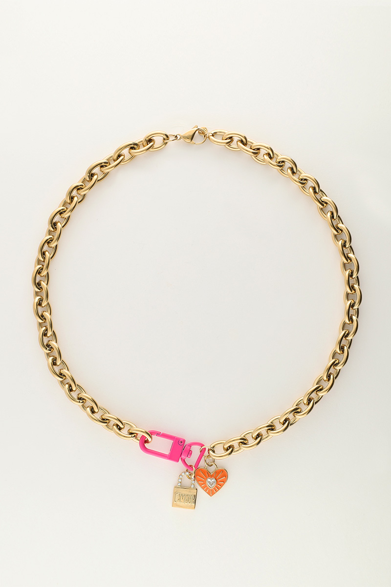 Candy statement necklace with clasp and charms | My Jewellery