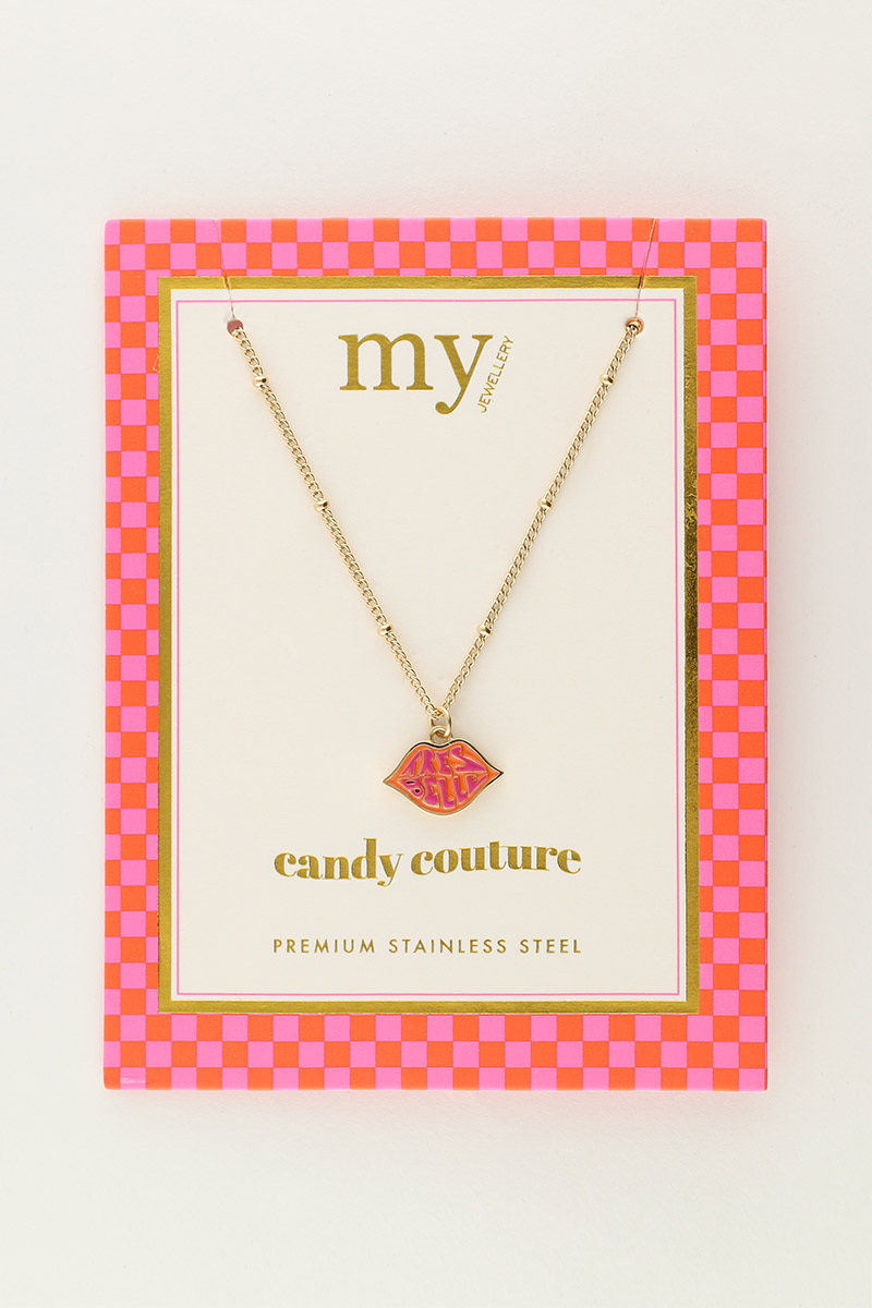 Candy necklace with très belle charm | My Jewellery