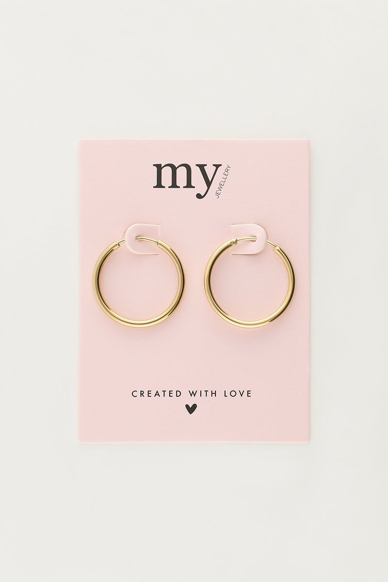 Basic earrings minimalist medium | My Jewellery