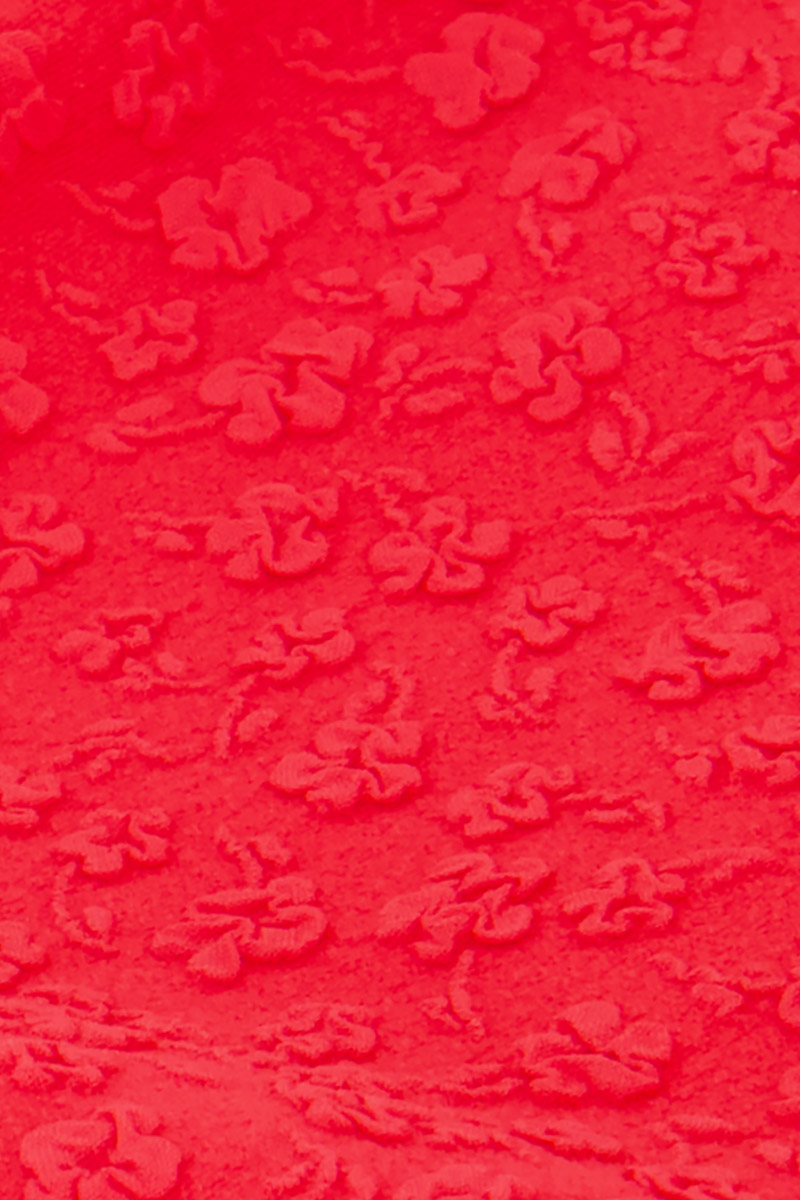 Red bikini bottoms with flowers | My Jewellery