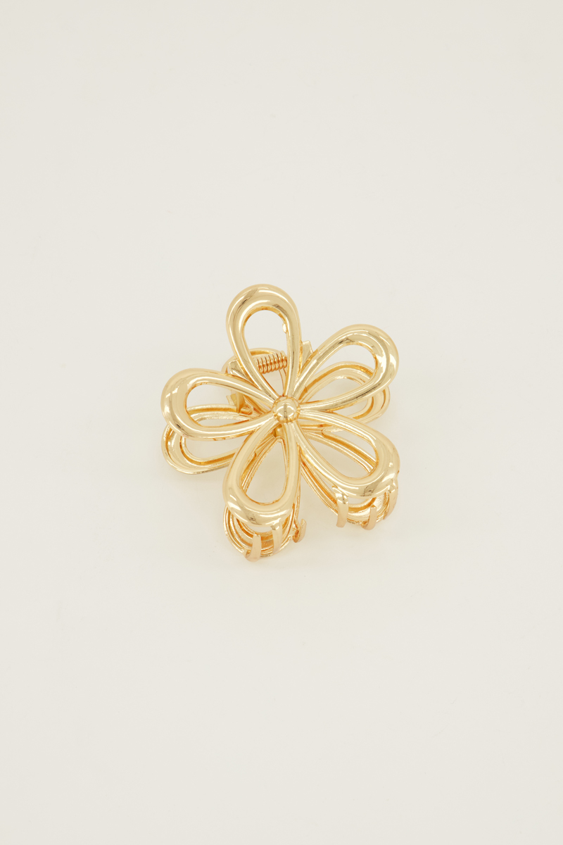 Gold flower hairclip | My Jewellery