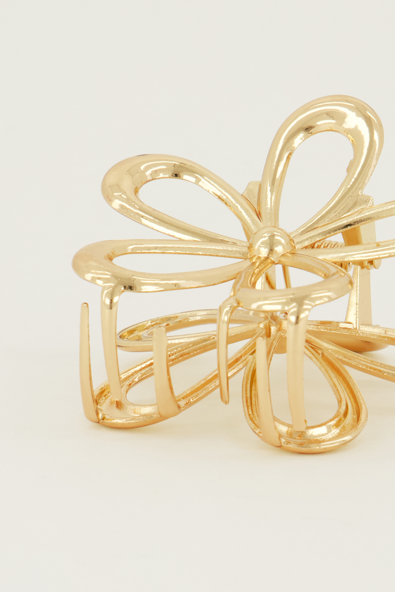 Gold flower hairclip | My Jewellery