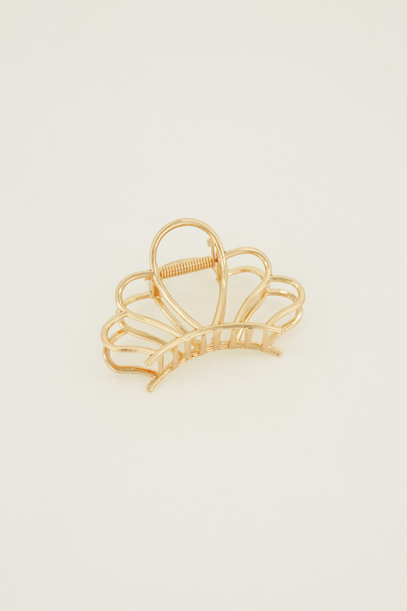 Gold seashell hairclip | My Jewellery