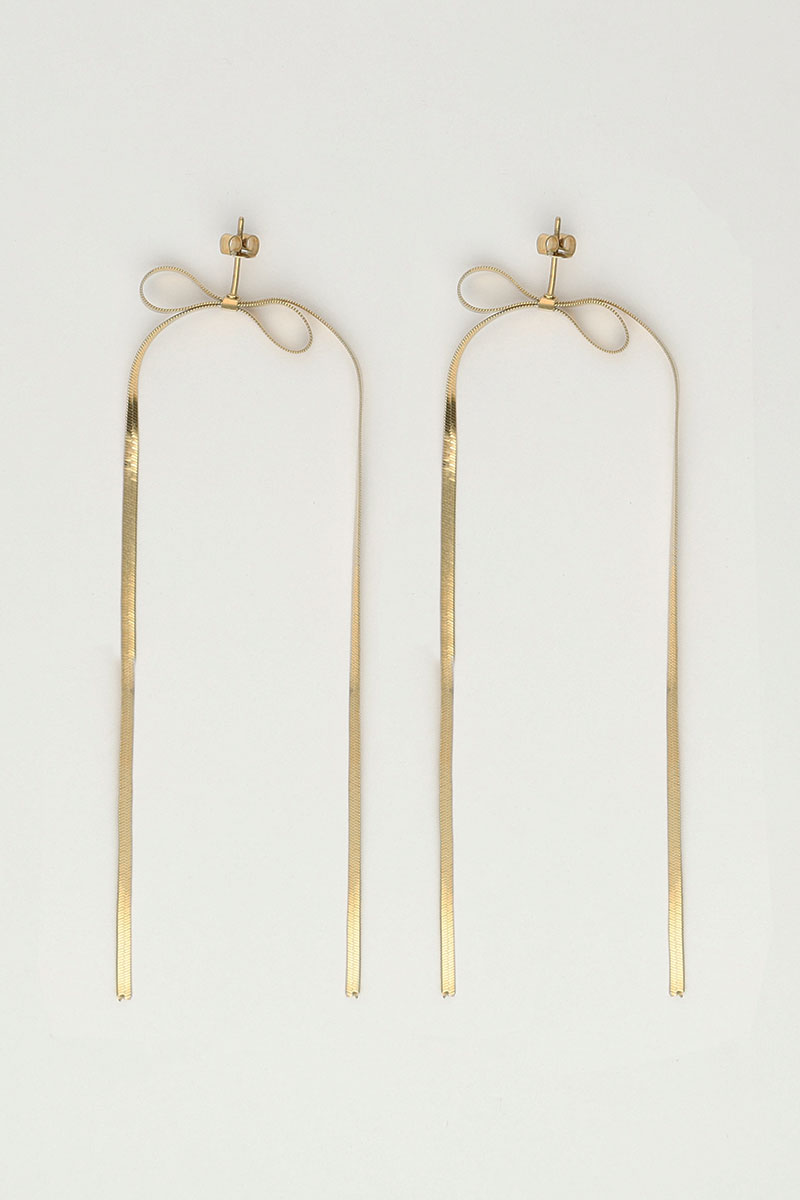 Statement earrings with bow | My Jewellery
