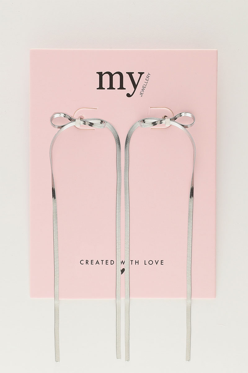 Statement earrings with bow | My Jewellery