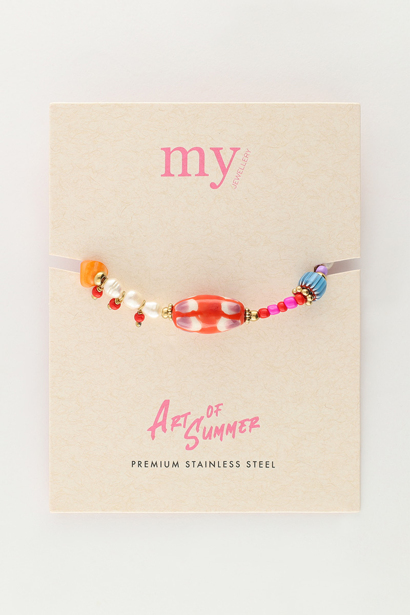 Art colourful beaded bracelet | My Jewellery