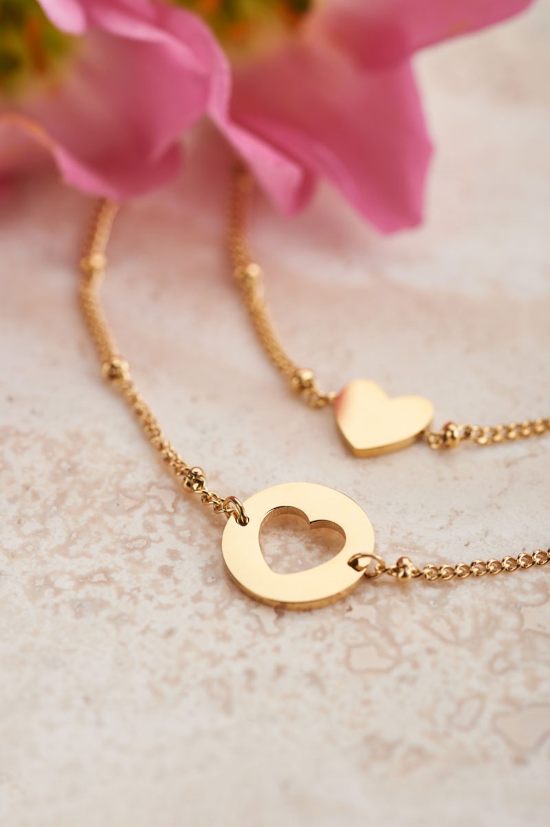 Moeder dochter armband | Met hartje | My Jewellery