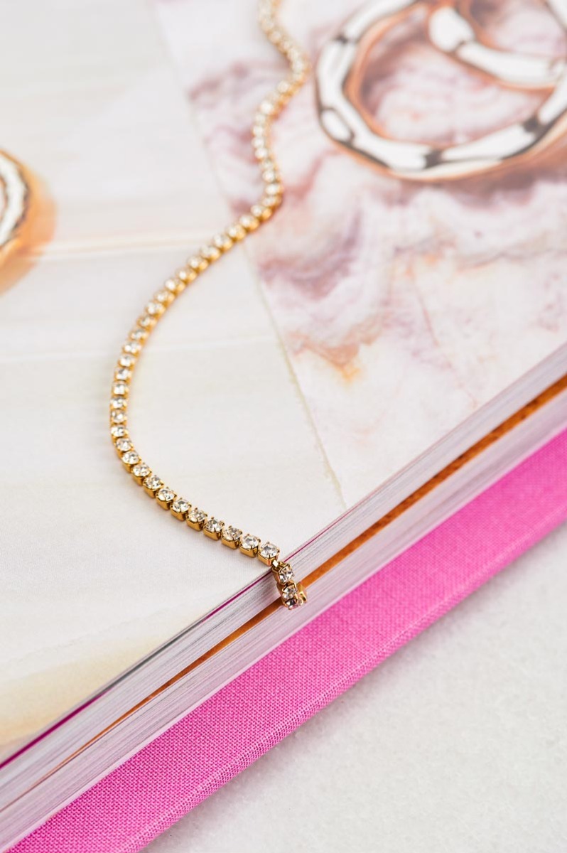 MOOD ketting met kleine transparante stenen | My Jewellery