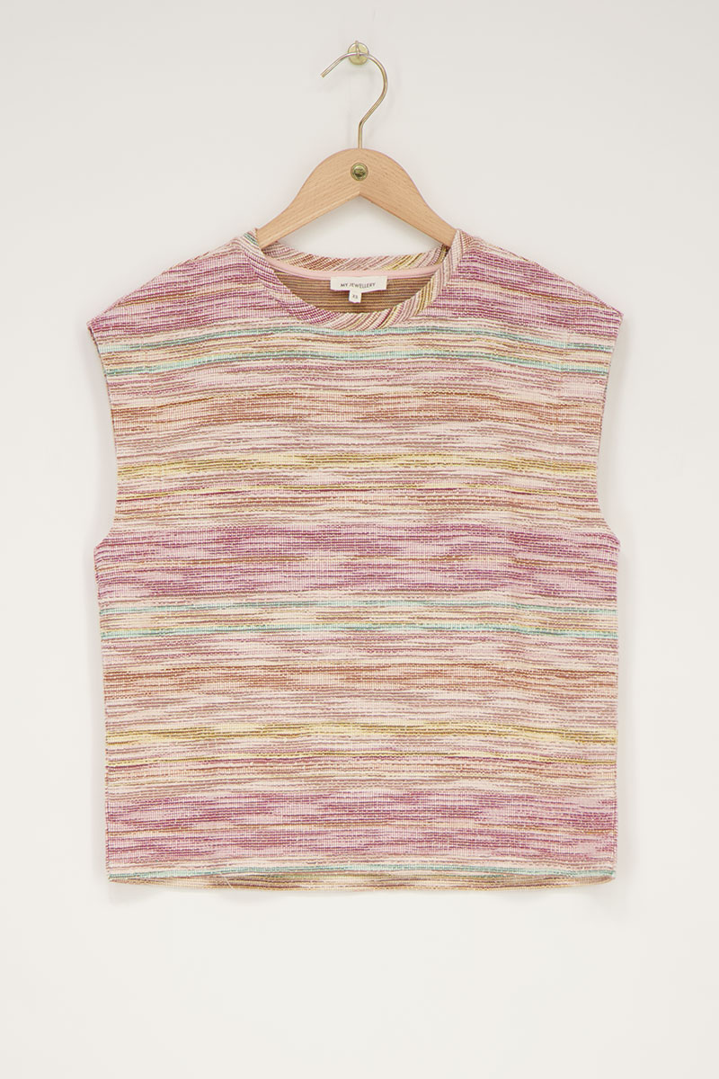 Multicolour top with texture | My Jewellery