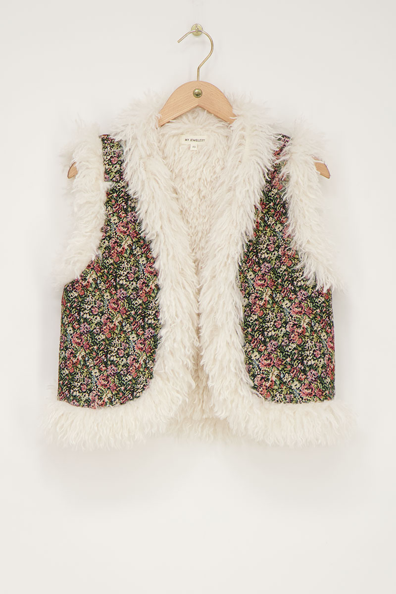 Veste sans manches réversible en fourrure | - My jewellery - Modalova