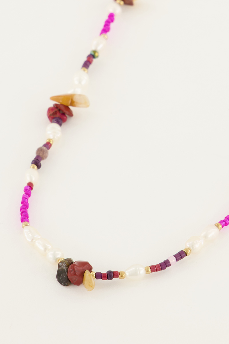 Multikleur ketting met verschillende kralen | My Jewellery